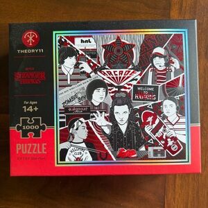 Stranger Things 1000pc Puzzle - Red and Black